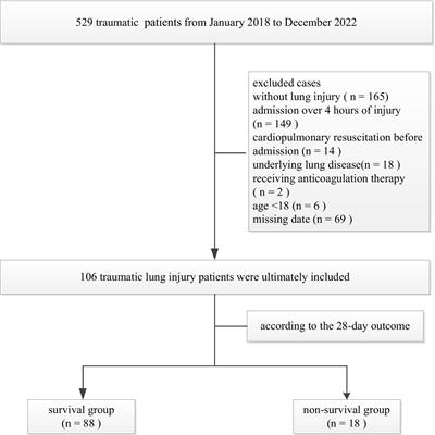 Elevated international normalized ratio contributes to poor prognosis in patients with traumatic lung injury